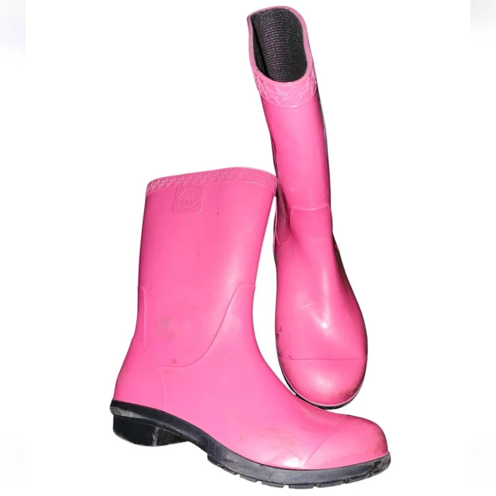 UGG Pink Rain Boots
